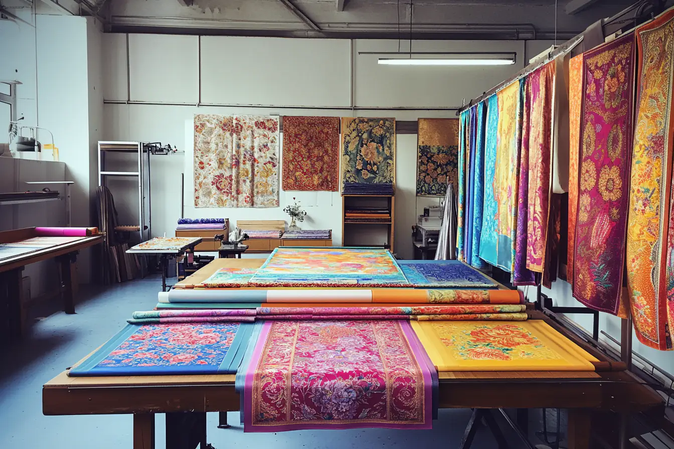 atelier de création de foulard en soie