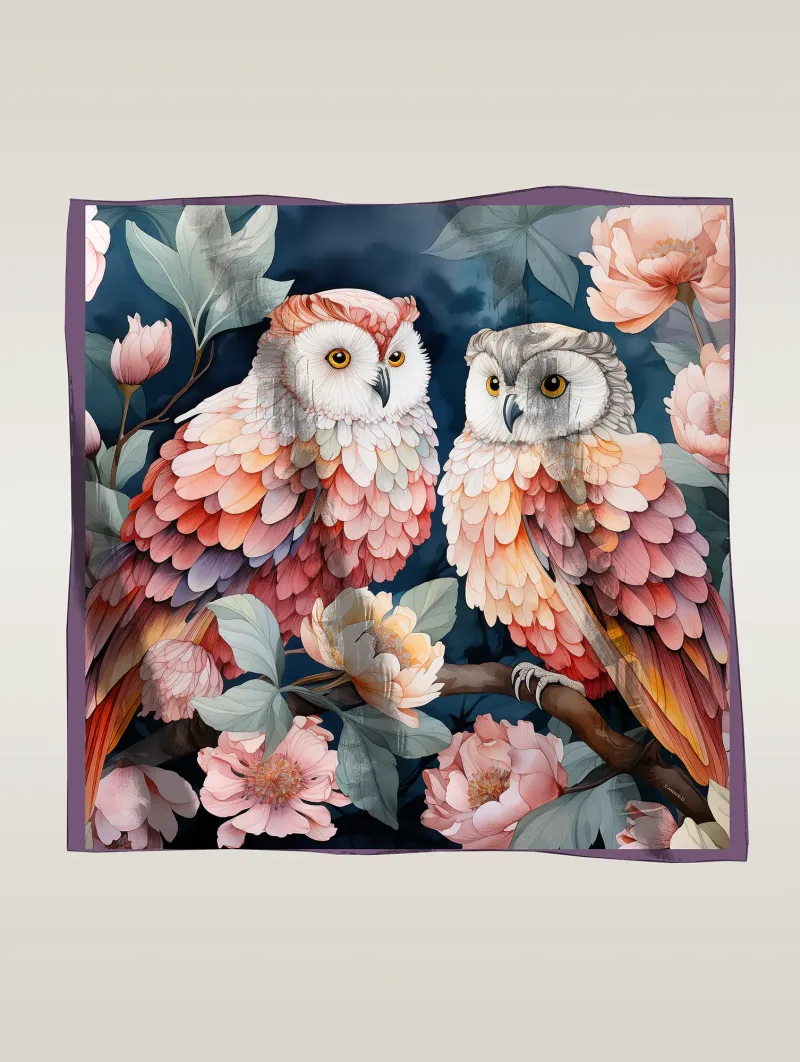 foulard-duo-chouettes